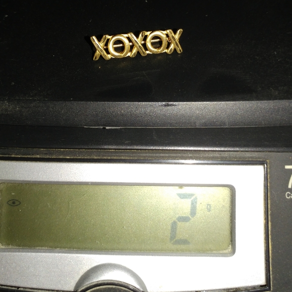 14k HUGS & KISSES PIN - YELLOW GOLD - MICHAEL ANTHONY - Picture 5 of 6